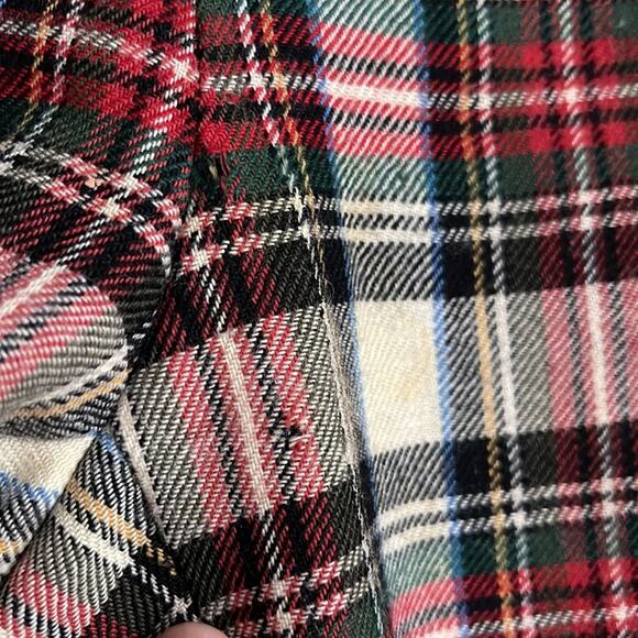 Vintage Scottish Tartans by Corbin 100% new wool plaid flat front pants - Picture 6 of 9
